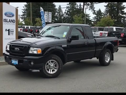 2010 Ford Ranger Sport W/ Low KM, Lined Box, No Reported Accidents Review| Island Ford