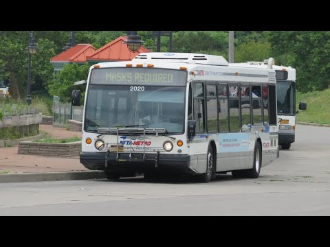 NFTA Metro Bus #2020 leaving Thruway Mall
