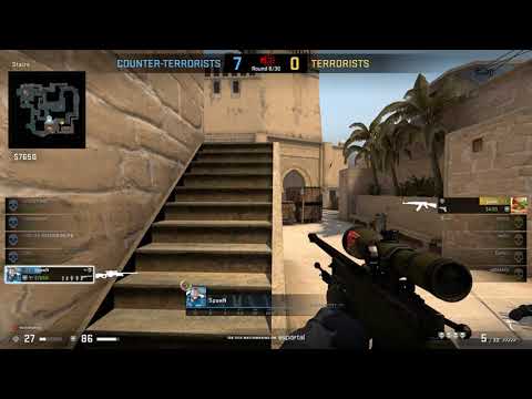 SpawN insane 1v5 with AWP