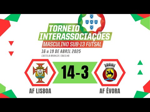 AF Lisboa 14-3 AF Évora - Futsal Sub13