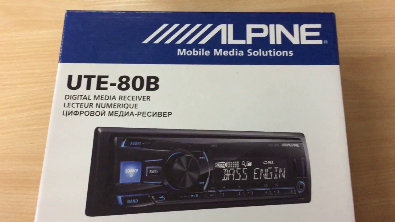 Магнитола alpine ute 81r инструкция