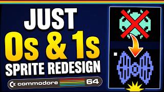 Turns Out C64 Sprites Are Just 0s and 1s. I Redesigned Every Single One!