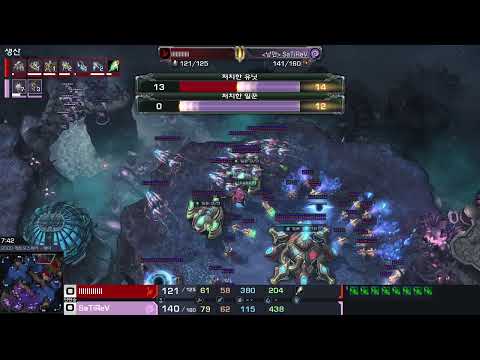 블라인드 토너먼트 세티리브z vs바코드p 1~2세트