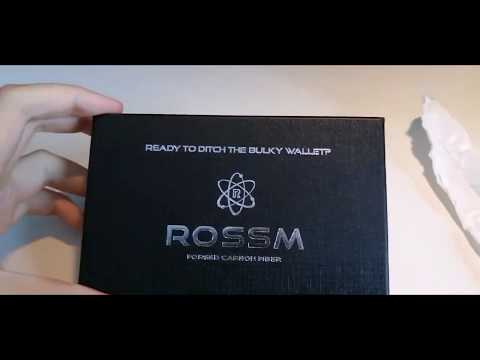 ROSSM Forged Carbon Fiber Wallet - Unboxing