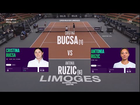 (1) Christina Bucsa (ESP) vs  (6) Antonia Ruzic (CRO) - Game, Set, Match