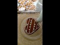 Gingerbread Heart Cookie Royal Icing Design 1