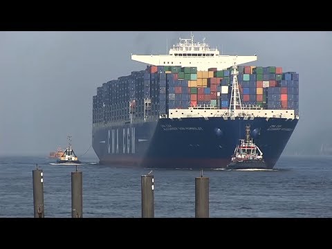 CMA CGM Alexander Von Humboldt / ex-Largest Container Ship / Port of Hamburg 2013, 28th May
