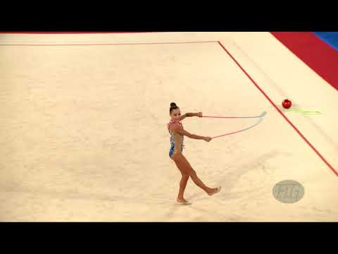 BERNAT Szofia (HUN) - 2019 Rhythmic Junior Worlds, Moscow (RUS) - Qualifications Rope