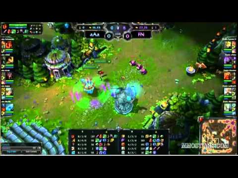 aAa vs FnaticMSI Dreamhack 2011 day 3 Game #1 FULL