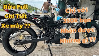 Rửa xe Full Chi tiết sẽ Như Thế nào ?? #baonhotvungtau