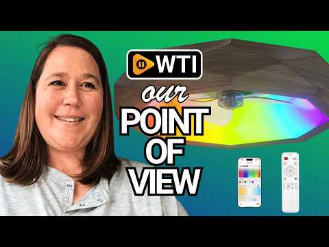 22″ LED Ceiling Fan with Lights and Remote - WTI product video review