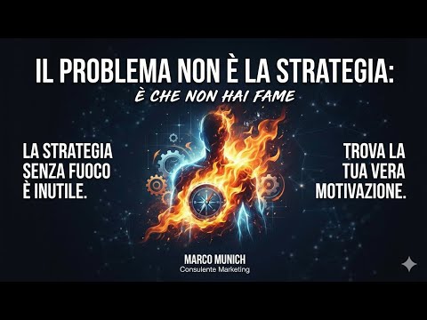 Il problema non è la strategia: è che non hai fame