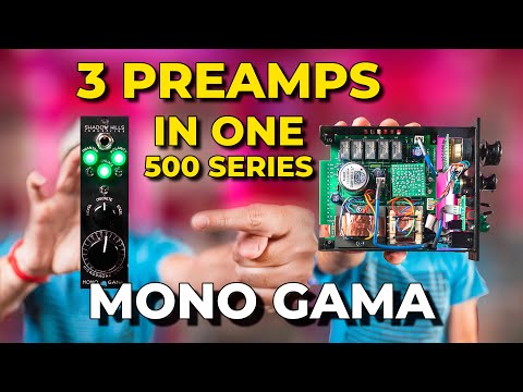 Shadow Hills Mono GAMA 500 Series Mic Preamp Module 2010s - Black image 4