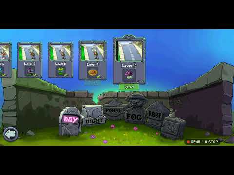 Plants Vs Zombies Day Level 9 & 10