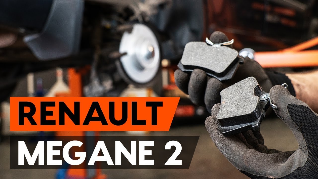 Cómo cambiar: pastillas de freno de la parte trasera - Renault Megane 2 | Guía de sustitución