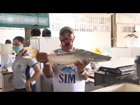 Mercado do Peixe de Teresina fazem churrasco para mostrar produtos saudaÌveis 02 10 2021