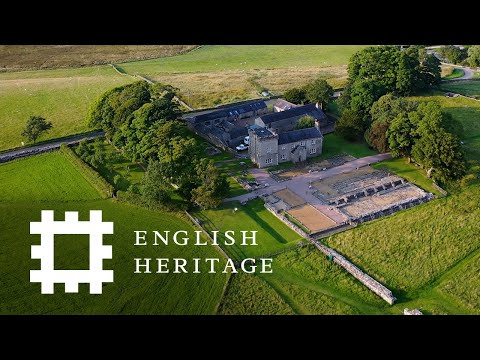 來自Birdoswald羅馬堡壘的明信片，哈德良長城|英格蘭無人機拍攝的畫面 (Postcard from Birdoswald Roman Fort, Hadrian's Wall | England Drone Footage)