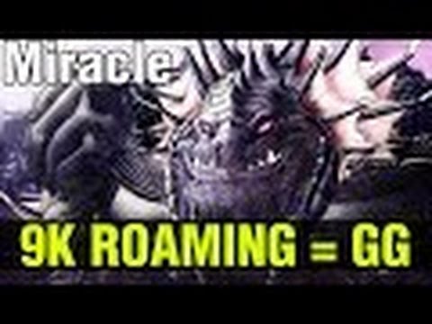 9K ROAMING = GG   MIRACLE  SLARDAR OFFLANE NOT MID   Dota 2