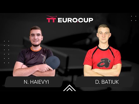 13:40 Nazarii Haievyi - Dmytro Batiuk 24.04.2024 TT Euro.Cup Ukraine  Master. TABLE 3