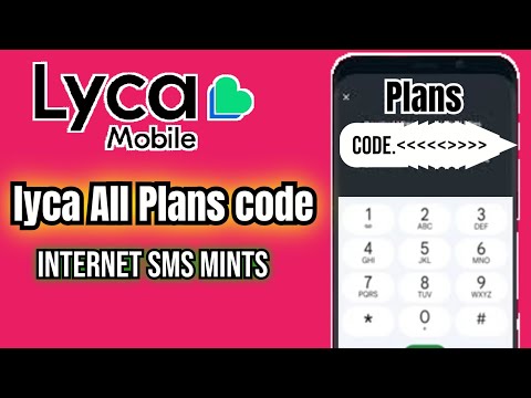 Lyca Mobile All Plans code | Lyca Mobile internet packages