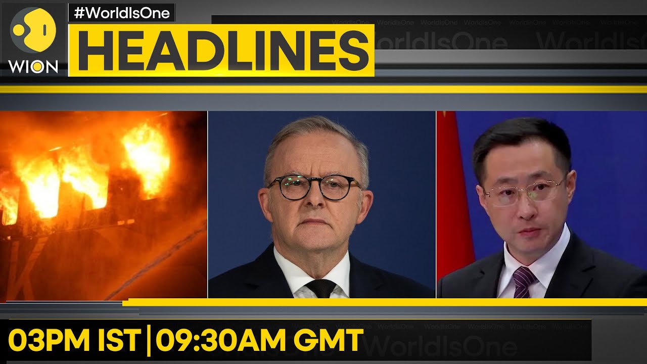 Moment: Russian Port After Ukrainian Drone Strike | Albanese Vows to Eradicate Antisemitism | WION