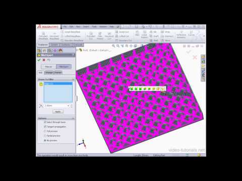 SolidWorks 2013 Video Tutorials - About the Edge Selection ToolBar when making fillets