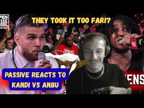 PASSIVE REACTS TO KANDI VS ANBU SENSEI (PENGAME RAPBATTLE) THEY TOOK IT TOO FAR?!