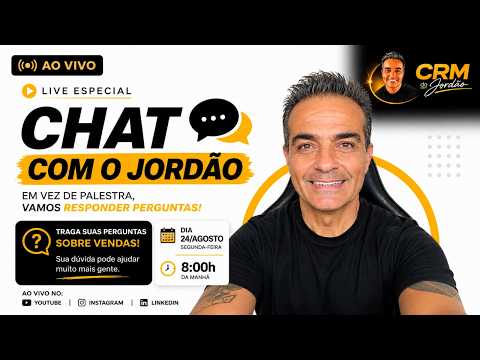 Hoje às 8h: traga sua pergunta sobre vendas