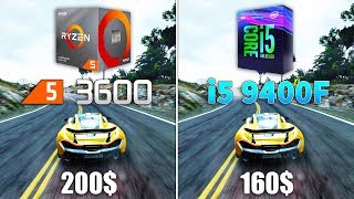 Video thumbnail for Ryzen 5 3600 vs i5 9400F Test in 9 Games by Testing Games