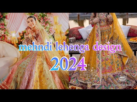 mehndi lehenga design ideas |||| wedding series