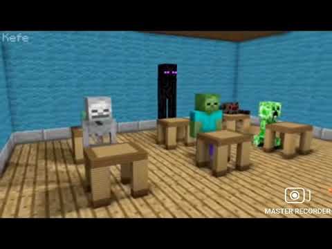 Monster School work at the pizza place