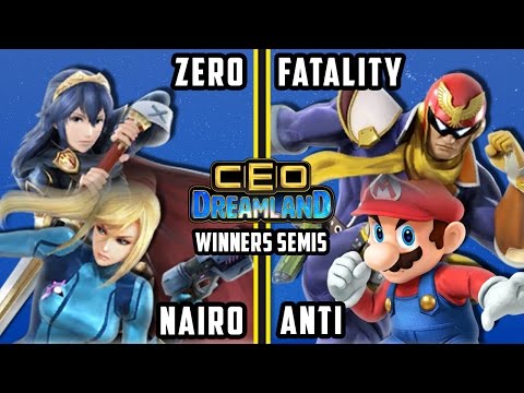 CEO Dreamland 2017 Smash 4 - TSM | ZeRo & NRG | Nairo Vs. FS | Fatality & IMT | ANTi SSB4 Doubles WS