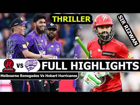 Melbourne Renegades Vs Hobart Hurricanes BBL 15th Match Full Highlights 2025 | MR VS HH Big Bash