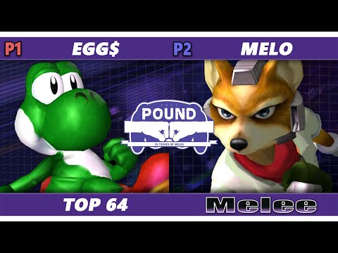 Pound 2021 - Egg$ (Yoshi) Vs. Melo (Fox) SSBM Melee Tournament