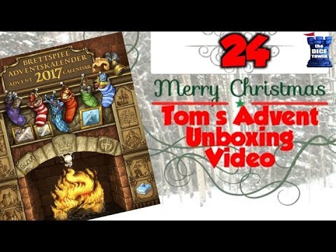 Tom's Advent Calendar Unboxing Video - December 24, 2017