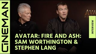 Interview with Sam Worthington &amp; Stephen Lang about «Avatar: Fire and Ash»