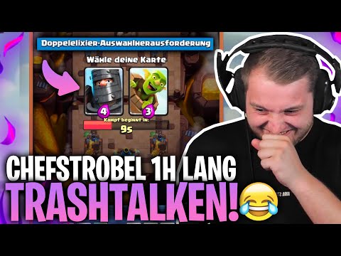 😍😂 CLASH ROYALE KLASSIKER! Chefstrobel ABZIEHEN und dabei TRASHTALKEN! | Draft Challenge!