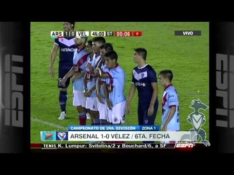 SPORTCENTER | Arsenal 1 Vs Velez 0 | Transicion 2016 | Fecha 06