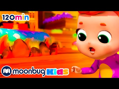 Floor is LAVA Song! | @Little Angel: Nursery Rhymes & Kids Songs  | 🔤 Moonbug Literacy 🔤