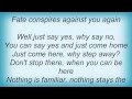 Dido - Just Say Yes Lyrics