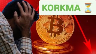 🔥BİTCOİN ANİ DÜŞÜŞ KRİPTO PARALAR #bitcoin 