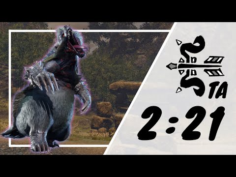 [MH RISE PC] Apex Arzuros - Bow Solo 2:21 (TA Wiki Rules)