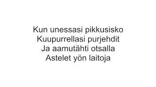 Laura Närhi - Hetken tie on kevyt, Instrumental guitar cover / Karaoke