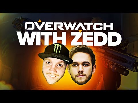 OVERWATCH GAMES WITH ZEDD!! | Overwatch Highlights w/ TimTheTatMan