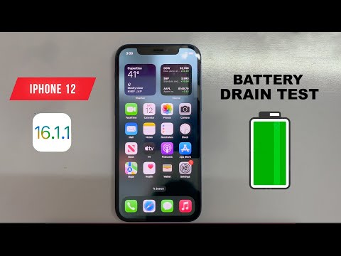 iOS 16.1.1 iPhone 12 Battery Drain Test in 2022 | SHOCKING RESULT