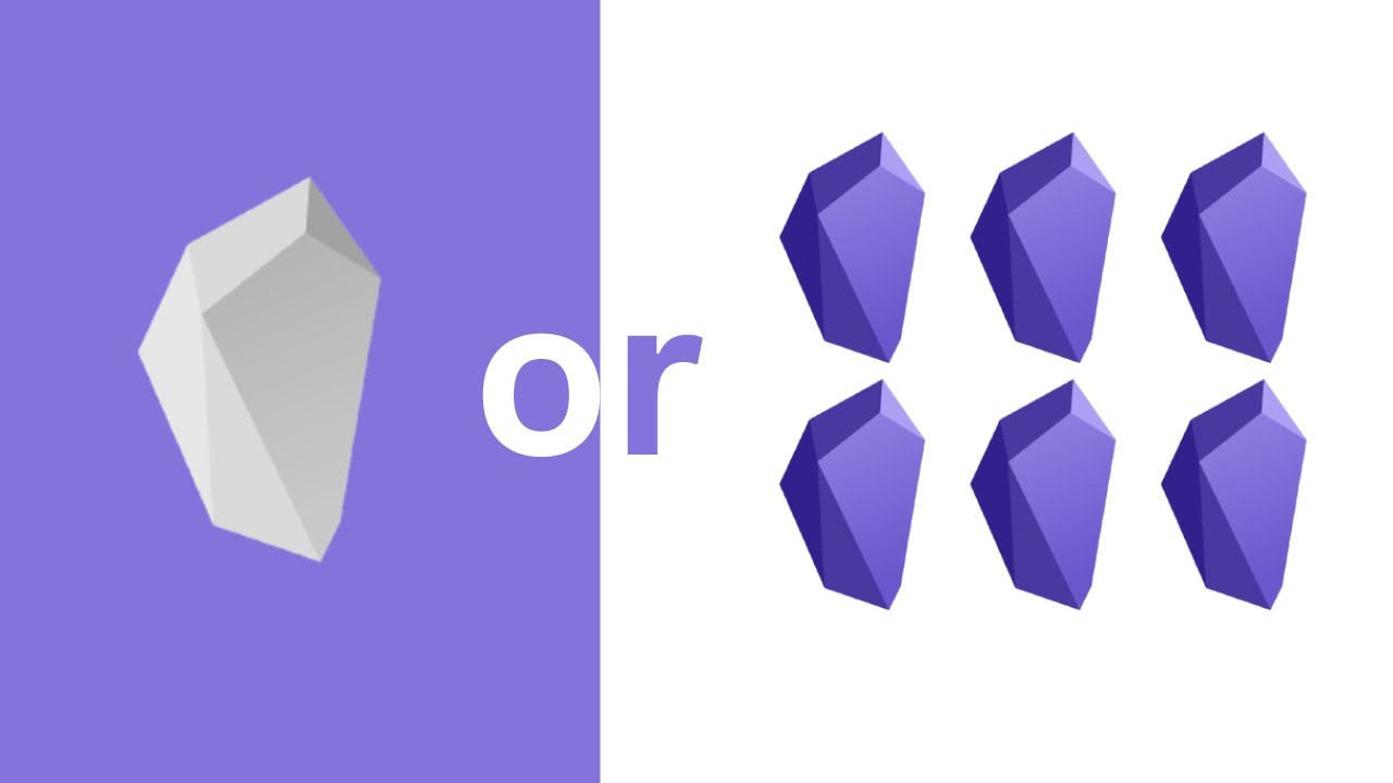 Should you use multiple vaults in Obsidian?