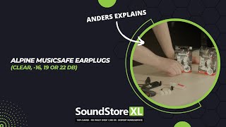 Video thumbnail for Alpine Musicsafe Pro Ear Plugs (Clear) by SoundStoreXL