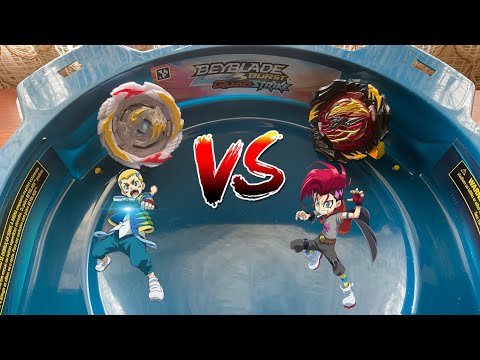 DRUM VS BEL = WHO IS BETTER? = Beyblade Burst Gambit Dragon D8 VS Divine Evo Belfyre B8