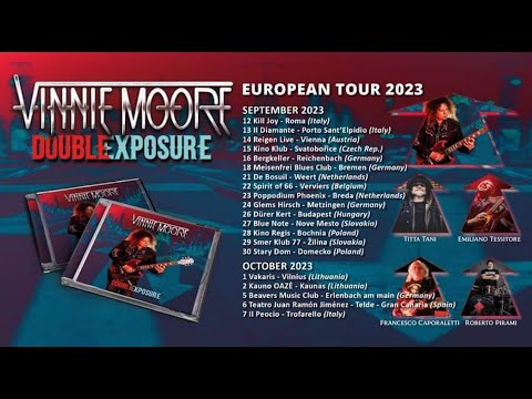 Vinnie Moore (Usa) Double Exposure Tour 2023@Peocio
