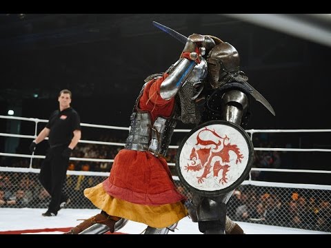 Knights fighting - Evgeniy Bedenko vs. Ivan Vasilev, M-1 Medieval  - M-1 Challenge 56, Moscow